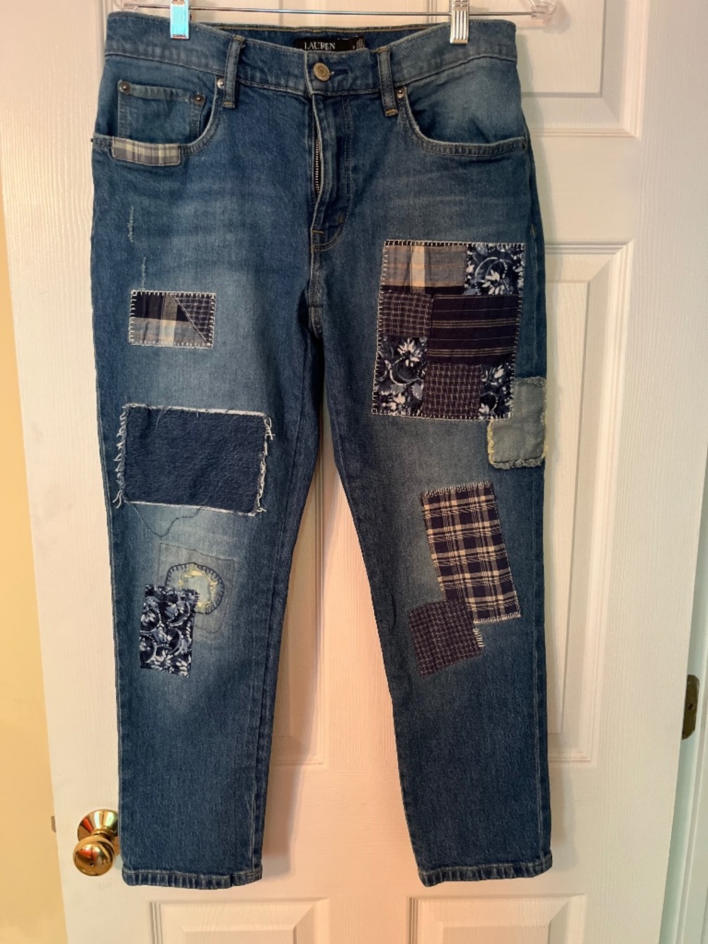 Lauren Ralph Lauren patchwork capri jeans